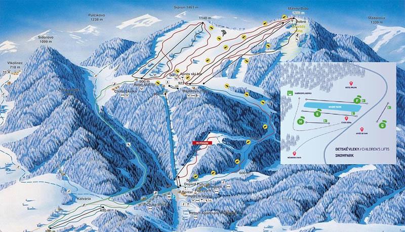 Zážitky v okolí — lyžovanie, aquaparky, turistika